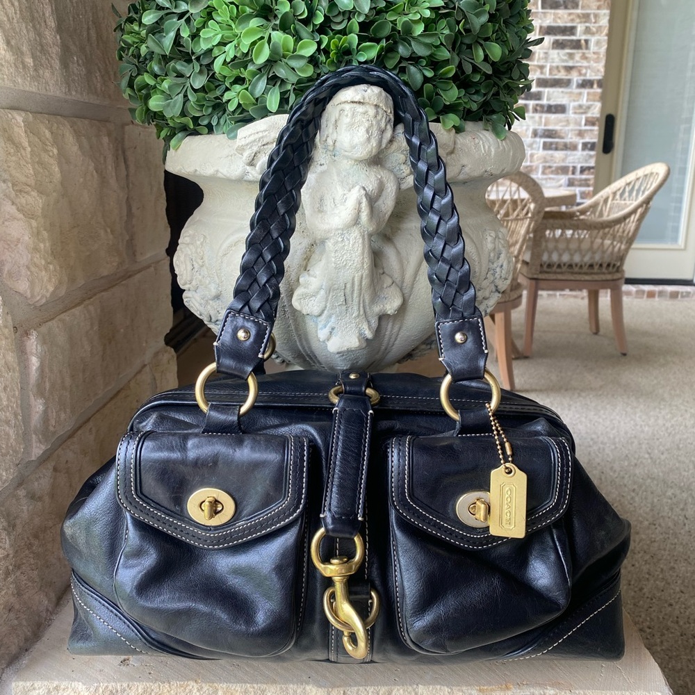 Coach Vintage Daphne 3569 Doctor Satchel framed Shoulder bag + extra strap